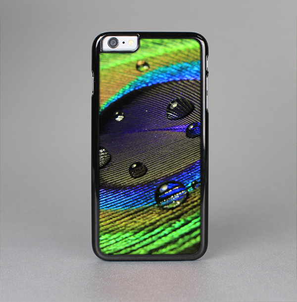 The Watered Neon Peacock Feather Skin-Sert Case for the Apple iPhone 6 Plus