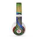 The Watered Neon Peacock Feather Skin for the Beats by Dre Studio (2013+ Version) Headphones