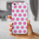 The Watermelon Polka Dot Pattern iPhone 6/6s or 6/6s Plus 2-Piece Hybrid INK-Fuzed Case