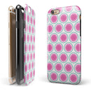 The Watermelon Polka Dot Pattern iPhone 6/6s or 6/6s Plus 2-Piece Hybrid INK-Fuzed Case