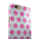 The Watermelon Polka Dot Pattern iPhone 6/6s or 6/6s Plus 2-Piece Hybrid INK-Fuzed Case