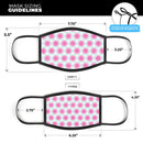 The Watermelon Polka Dot Pattern - Made in USA Mouth Cover Unisex Anti-Dust Cotton Blend Reusable & Washable Face Mask with Adjustable Sizing for Adult or Child