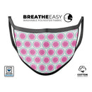 The Watermelon Polka Dot Pattern - Made in USA Mouth Cover Unisex Anti-Dust Cotton Blend Reusable & Washable Face Mask with Adjustable Sizing for Adult or Child