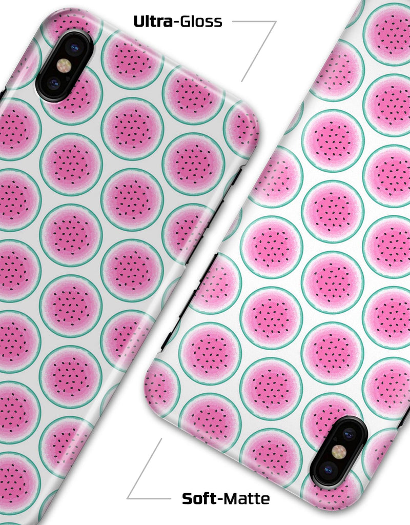 The Watermelon Polka Dot Pattern - iPhone X Clipit Case
