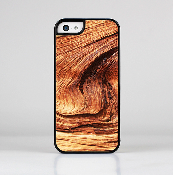 The Wavy Bright Wood Knot Skin-Sert Case for the Apple iPhone 5c
