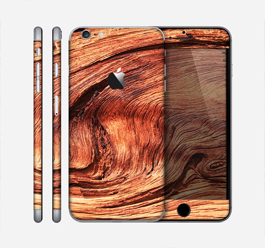 The Wavy Bright Wood Knot Skin for the Apple iPhone 6 Plus