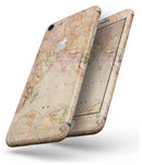 The Western World Map - Skin-kit for the iPhone 8 or 8 Plus