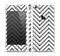 The White & Black Sketch Chevron Skin Set for the Apple iPhone 5