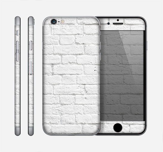 The White Brick Wall Skin for the Apple iPhone 6