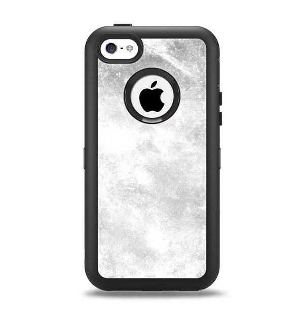 The White Cracked Rock Surface Apple iPhone 5c Otterbox Defender Case Skin Set