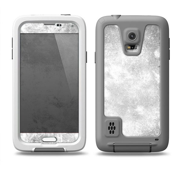 The White Cracked Rock Surface Samsung Galaxy S5 LifeProof Fre Case Skin Set