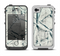 The White Cracked Woven Texture Apple iPhone 4-4s LifeProof Fre Case Skin Set
