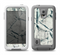 The White Cracked Woven Texture Samsung Galaxy S5 LifeProof Fre Case Skin Set