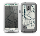 The White Cracked Woven Texture Skin Samsung Galaxy S5 frē LifeProof Case