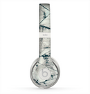 The White Cracked Woven Texture Skin for the Beats by Dre Solo 2 Headphones