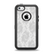 The White Floral Lace Apple iPhone 5c Otterbox Defender Case Skin Set