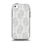The White Floral Lace Apple iPhone 5c Otterbox Symmetry Case Skin Set