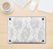 The White Floral Lace Skin Kit for the 12" Apple MacBook (A1534)