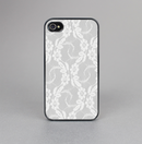 The White Floral Lace Skin-Sert for the Apple iPhone 4-4s Skin-Sert Case