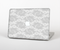 The White Floral Lace Skin Set for the Apple MacBook Pro 15" with Retina Display