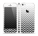The White & Gradient Sharp Chevron Skin Set for the Apple iPhone 5