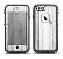 The White & Gray Wood Planks Apple iPhone 6/6s LifeProof Fre Case Skin Set