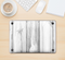 The White & Gray Wood Planks Skin Kit for the 12" Apple MacBook (A1534)
