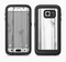 The White & Gray Wood Planks Full Body Samsung Galaxy S6 LifeProof Fre Case Skin Kit
