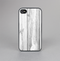 The White & Gray Wood Planks Skin-Sert for the Apple iPhone 4-4s Skin-Sert Case