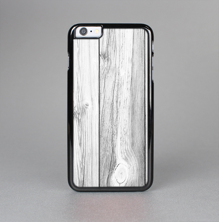 The White & Gray Wood Planks Skin-Sert Case for the Apple iPhone 6