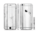 The White & Gray Wood Planks Sectioned Skin Series for the Apple iPhone 6s Plus