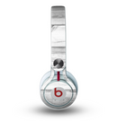 The White & Gray Wood Planks Skin for the Beats by Dre Mixr Headphones