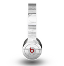 The White & Gray Wood Planks Skin for the Beats by Dre Original Solo-Solo HD Headphones