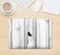 The White & Gray Wood Planks Skin Kit for the 12" Apple MacBook (A1534)