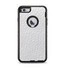 The White Leather Texture Apple iPhone 6 Plus Otterbox Defender Case Skin Set