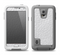 The White Leather Texture Samsung Galaxy S5 LifeProof Fre Case Skin Set