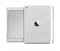 The White Leather Texture Full Body Skin Set for the Apple iPad Mini 2