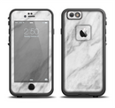 The White Marble Surface Apple iPhone 6/6s LifeProof Fre Case Skin Set