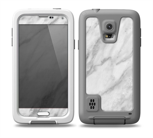 The White Marble Surface Skin for the Samsung Galaxy S5 frē LifeProof Case
