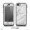The White Marble Surface Skin for the iPhone 5c nüüd LifeProof Case