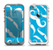 The White Mustaches with blue background Apple iPhone 5-5s LifeProof Fre Case Skin Set