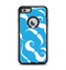 The White Mustaches with blue background Apple iPhone 6 Plus Otterbox Defender Case Skin Set