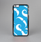 The White Mustaches with blue background Skin-Sert Case for the Apple iPhone 6 Plus
