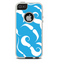The White Mustaches with blue background Skin For The iPhone 5-5s Otterbox Commuter Case