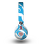 The White Mustaches with blue background Skin for the Beats by Dre Mixr Headphones