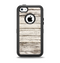 The White Painted Aged Wood Planks Apple iPhone 5c Otterbox Defender Case Skin Set
