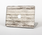 The White Painted Aged Wood Planks Skin Set for the Apple MacBook Pro 15" with Retina Display