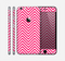 The White & Pink Sharp Chevron Pattern Skin for the Apple iPhone 6 Plus