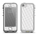 The White Studded Seamless Pattern Apple iPhone 5-5s LifeProof Nuud Case Skin Set