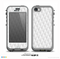 The White Studded Seamless Pattern Skin for the iPhone 5c nüüd LifeProof Case
